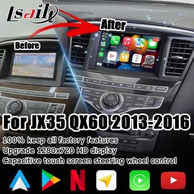 HD tela de toque multi dedo carplay android atualização automática para Infiniti QX60 JX35 2013-2016 IT06