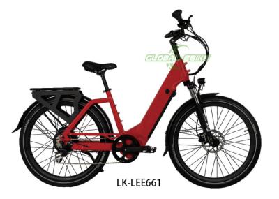 City Ebike Plus 7-Speed LCD Display 60 - 80km Adapted To Long Rides Good Grip Black & Red