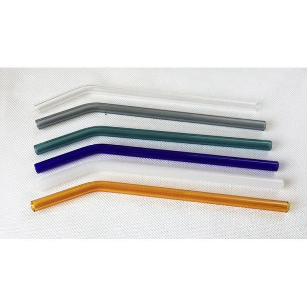 Glass Straw Pipe For Drinking Milk Juice Cocktail