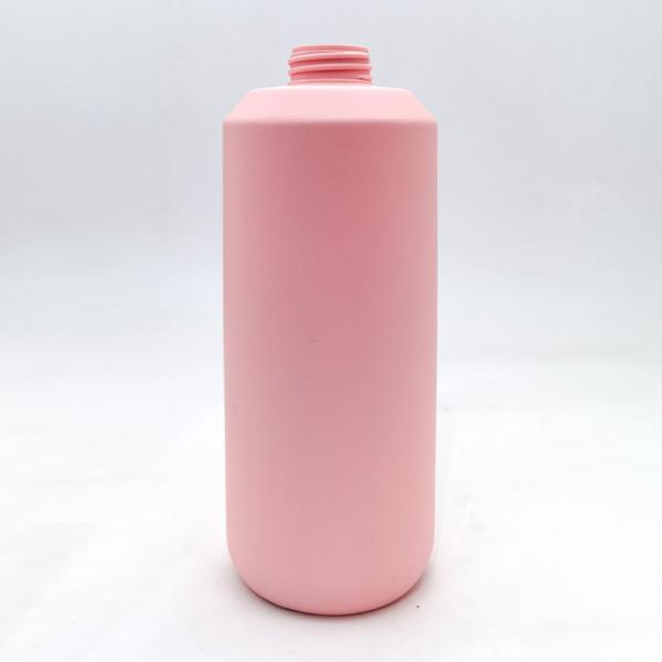 Hot Selling 750ml Custom Plastic Shampoo Shower Gel Body Wash Bottle Round HDPE Soft Touch Hair Conditioner Lotion Pump Bottles