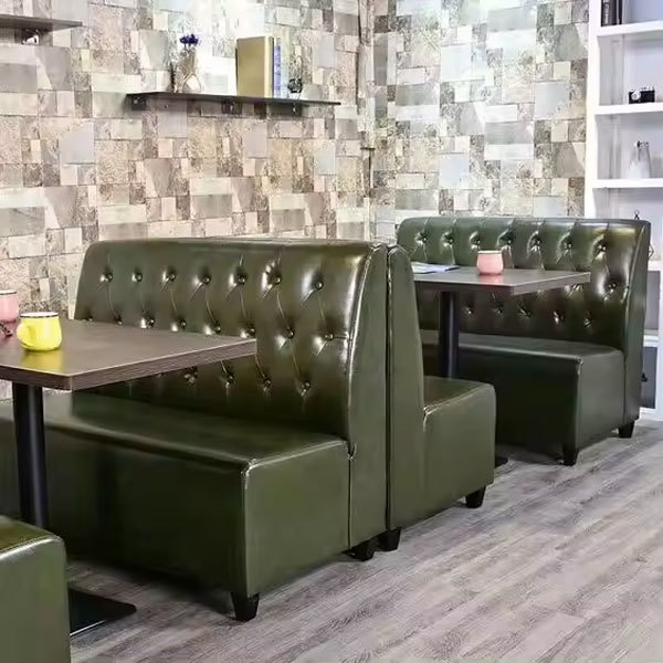 Cheap Dinner Modern Custom Upholstered Bench Banquette Restaurant Furniture Sofa Booth Seating Dining Sets