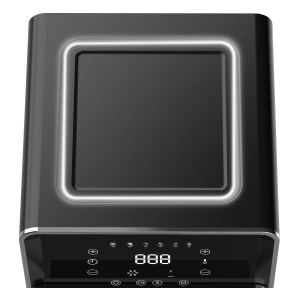 Easy And Fast Hot Air Fryer Oven Overheating Protection For Office Workers