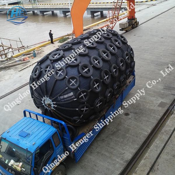Floating Foam Filled Fender Yokohama Type Rubber Boat Fender D Shaped