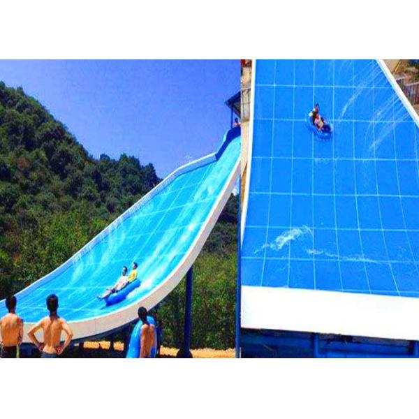 2 Riders Swimming Pool Water Slides / Water Park Playground Equipment