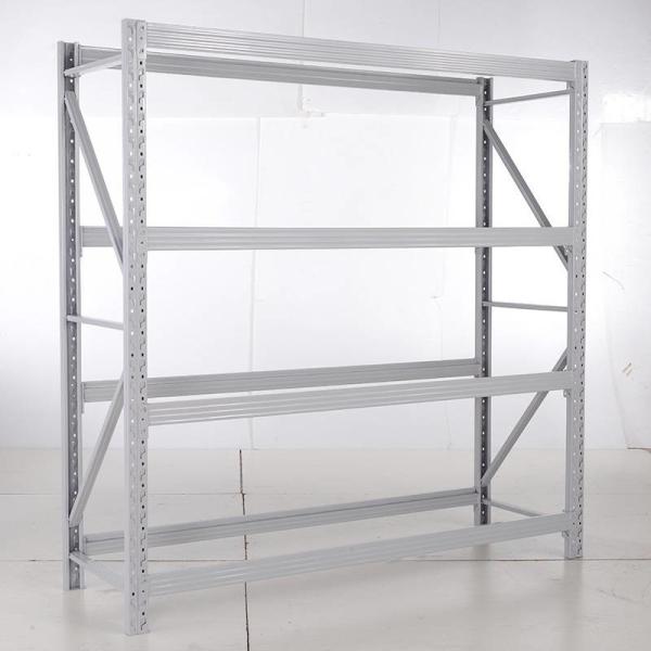 0.1T Light Duty Shelving Warehouse Q235B White Long Span Shelving