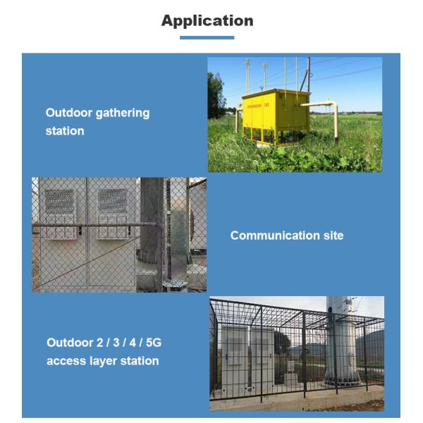 Приложения ИП55 электронного оборудования шкафа телекоммуникаций серого цвета РАЛ7035 19 на открытом воздухе