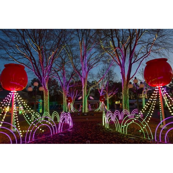 50mm DMX512 WS2811 3D Pixel Ball Light String for Christmas Holiday Lighting