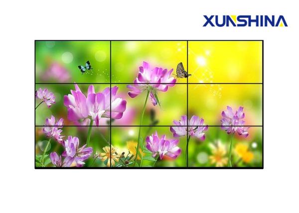 Excellent Ultra Narrow Bezel Seamless HD 3x3 Video Wall Screens 700cd/m²