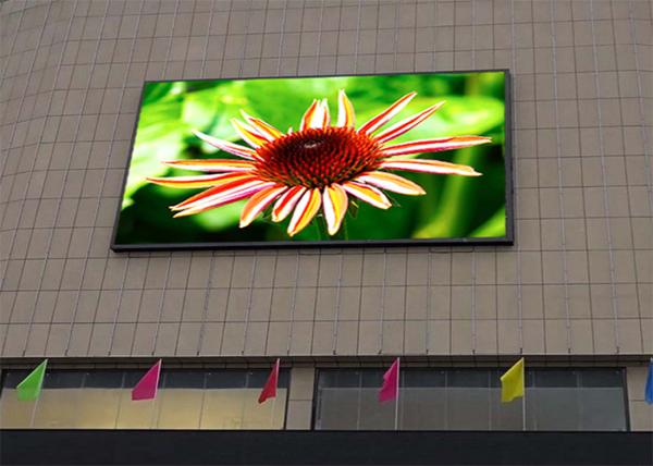 Commercial Digital Outdoor P8 Wall Mounted Advertising Full Color Led Display With High Brightness