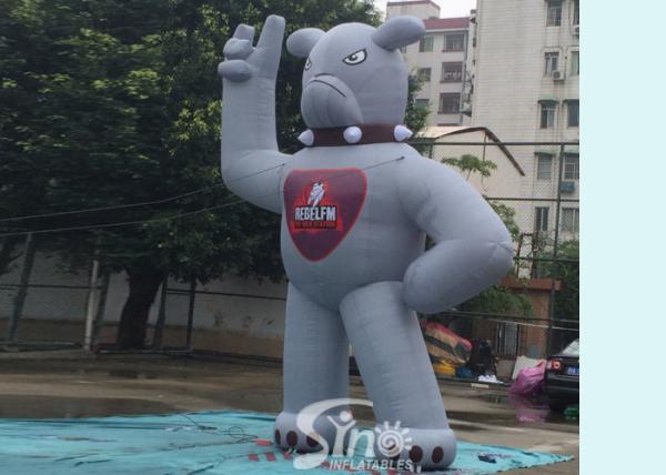 Atividades exteriores que anunciam Inflatables, mascote inflável relativa à promoção