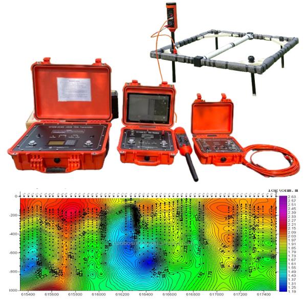 Transient Electromagnetic TEM Geophysical Survey Equipment Resistivity Meter for Underwater and Mineral Exploration