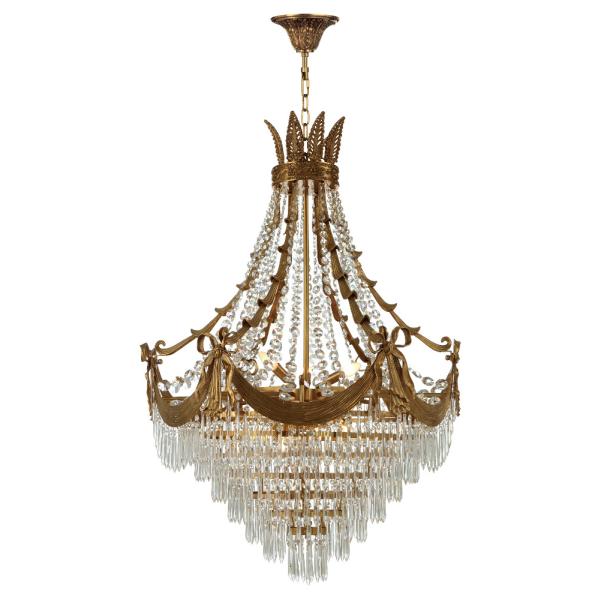 Spray paint brass chandelier Lighting Fixtures Project Hotel (WH-CP-31)