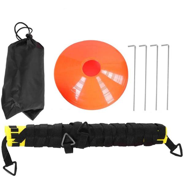 Yellow/Blue/Green Speed Ladder and Resistance Parachute Set for Football Conditioning