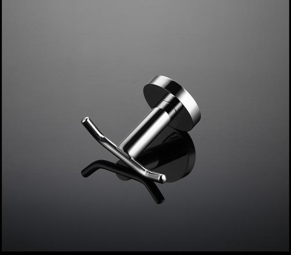 Morden Durable Stainless Steel Robe Hooks Bathroom Double Robe Hook