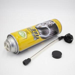 Tampa de spray aerossol de reparo de pneus sem corrosão OEM aceitável
