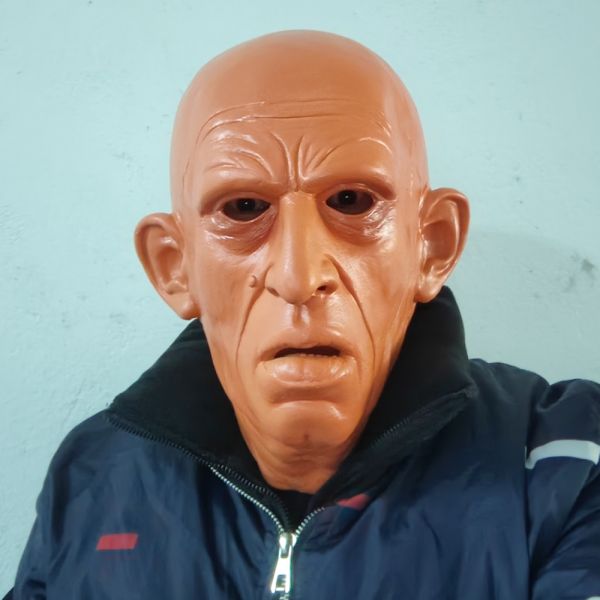 Latex Movie Mask for Authentic Character Looks - One Size Fits Most and Lightweight at 160g