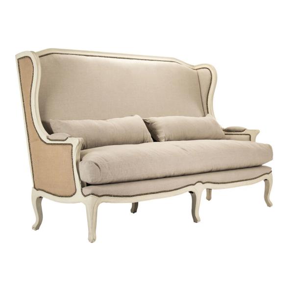 antique sofa high back wing sofa wedding couch love seat decor sofa white stage royal