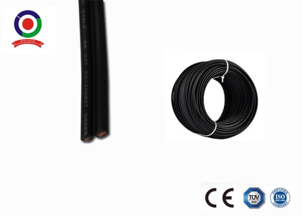 Cabo solar 10mm2 8AWG do núcleo UV da resistência 2 de pequenas perdas para o sistema fotovoltaico