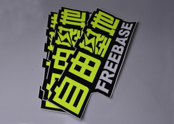 Customized printing adhesive luminous green fluorescent PVC vinyl outdoor car decal stickers