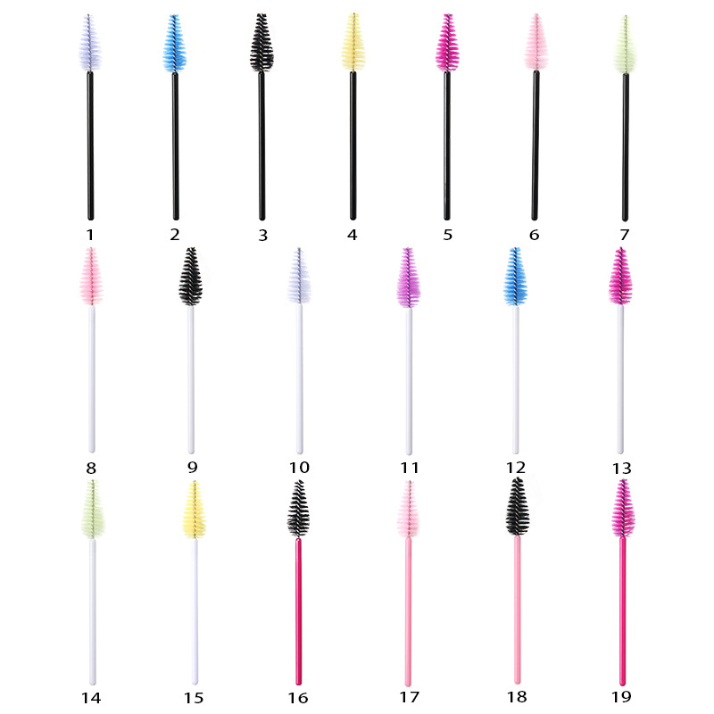 пластиковые Teardrops расширения ресницы 50pcs/Bag чистят устранимые Teardrops щеткой чистят щеткой