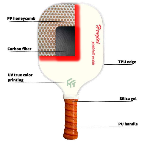 USAPA Pickle Ball Paddle Set All Carbon Fiber Thermoformed Pickleball Paddle Custom Logo