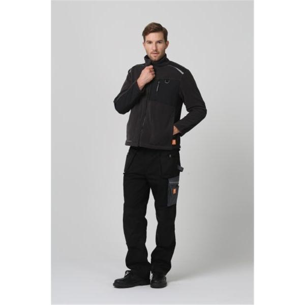 320gsm 100% Polyester Microfleece Winter Softshell with Velcro Fastener