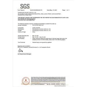 GUANGZHOU KAAVIE CAPS CO., LTD Certifications