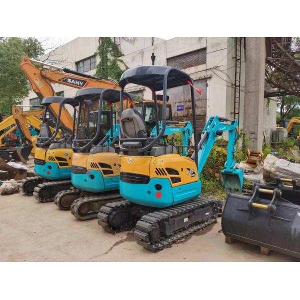 3000 KG Mini Excavators Kubota Mining Tracked U15 U20 U30 U35 Used Excavator