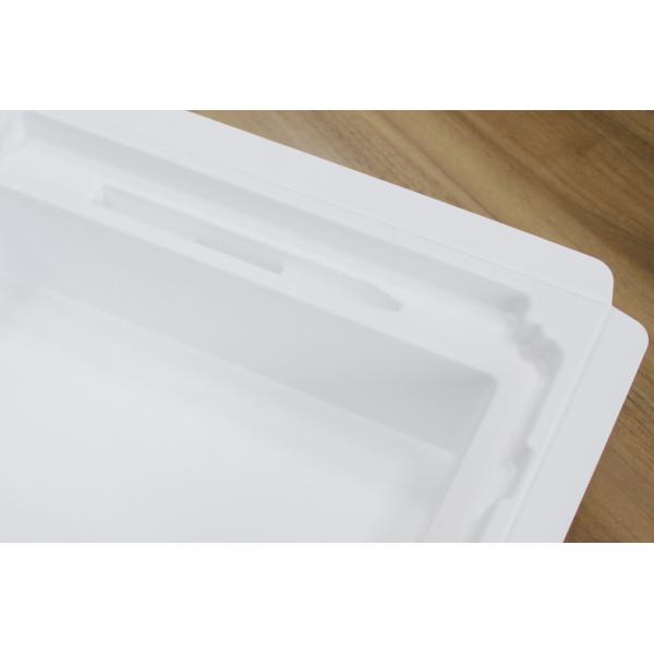 Rigid Negative Edge Molded Pulp Smooth Molded Fiber Sustainable Pulp Packaging Thermoformed
