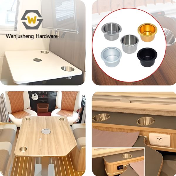 High-quality Stainless Steel Beverage Racks for Restaurants Cup Holders for Cinema Sofa Chairs and Car Beverage Cup Holders
