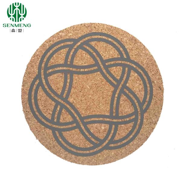 Hot Sale Wholesale Custom Resistant Natural Cork Coaster Cork Cup Mats