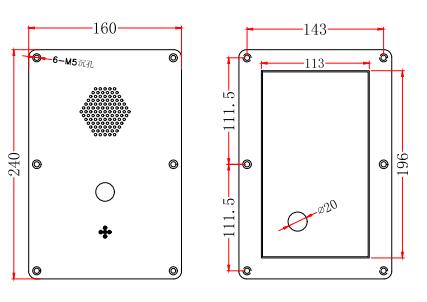 Телефон чистой комнаты FCC RoHS CE со снабжением жилищем нержавеющей стали