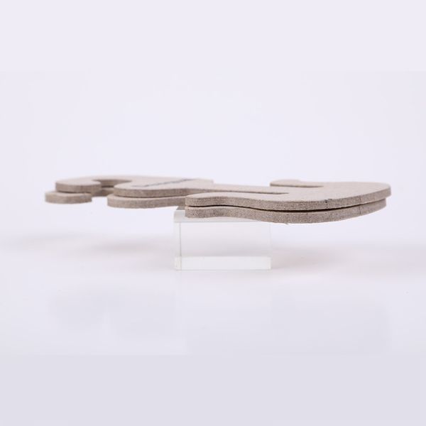 Porte-chaussures en carton imprimé personnalisé, matériau en papier recyclé, cintres pour pantoufles en EVA