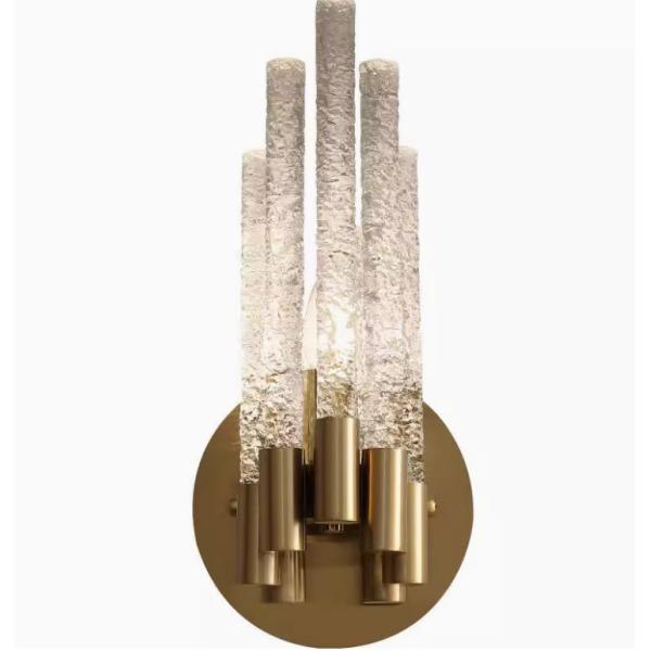 French style living room background wall crystal wall lamp corridor staircase aisle art lighting master bedroom bedside creative wall lamp