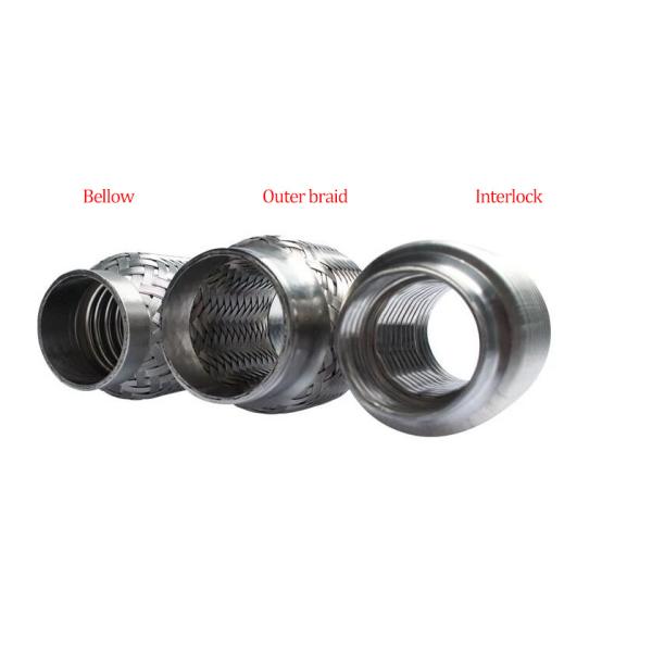 Tractor Corrugated SUS 201  3.5” Flexible Metal Exhaust Hose