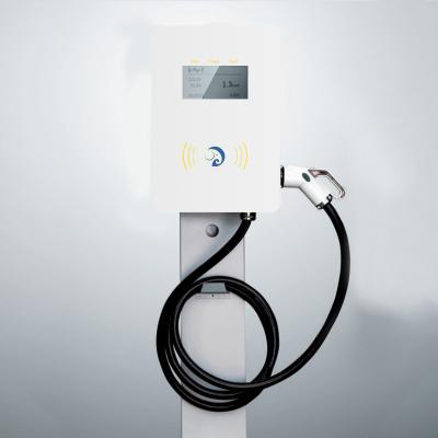 Human Machine Interaction AC EV Charging Station No Noise IP54 Dust Proof Grade