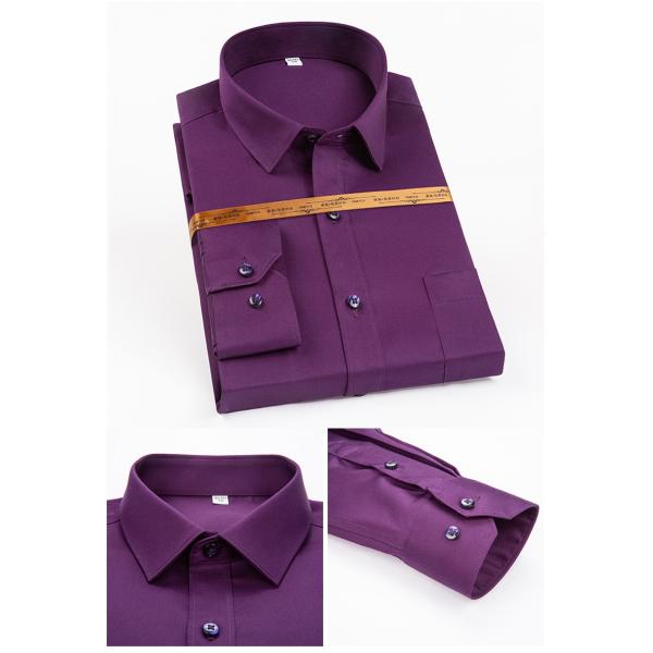 Ninguno Métodos de impresión utilizados para camisa de vestido sólido para hombres hecha en Vietnam y Pakistán