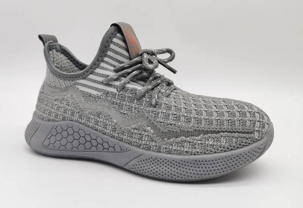 Fly Woven Vamp Customized Kids Slip On Running Shoes With Elastic Effect
