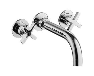 Coral Duplo Manos Escondido Mixer Chuveiro Cromo Polido T9087