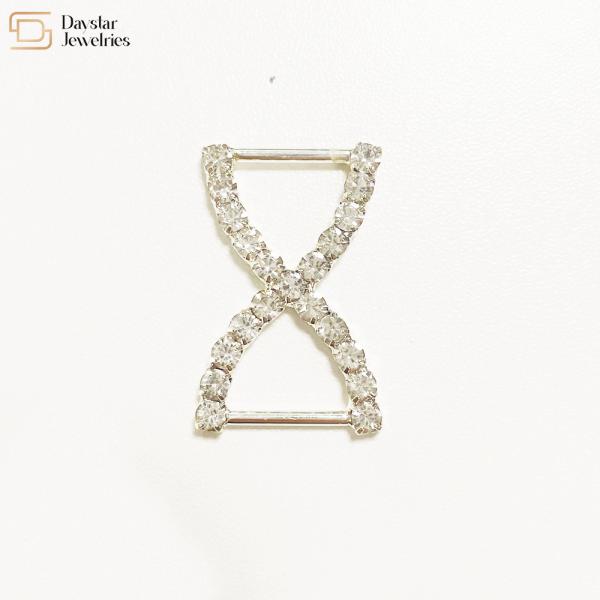 Custom Accessories Zircon Metal Buckle Chain Pendants For Key Handbag