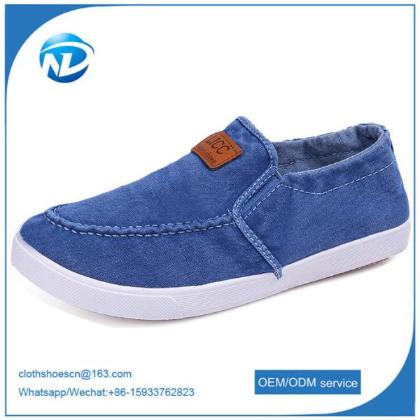 Simple Design Slip-on Canvas Men Shoes Male Students Casual Shoes