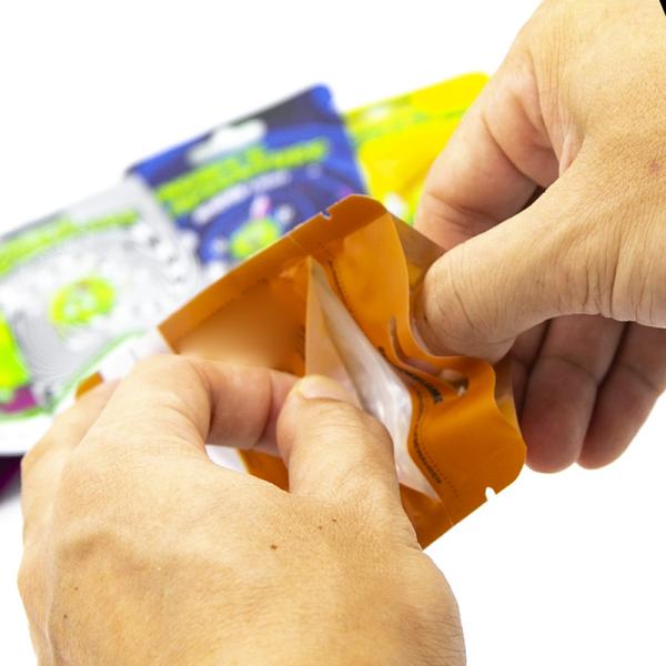 Embalagem de plástico hermético Stand Up Pouch Zipper Tabaco Cigarro Tea Packaging Bag