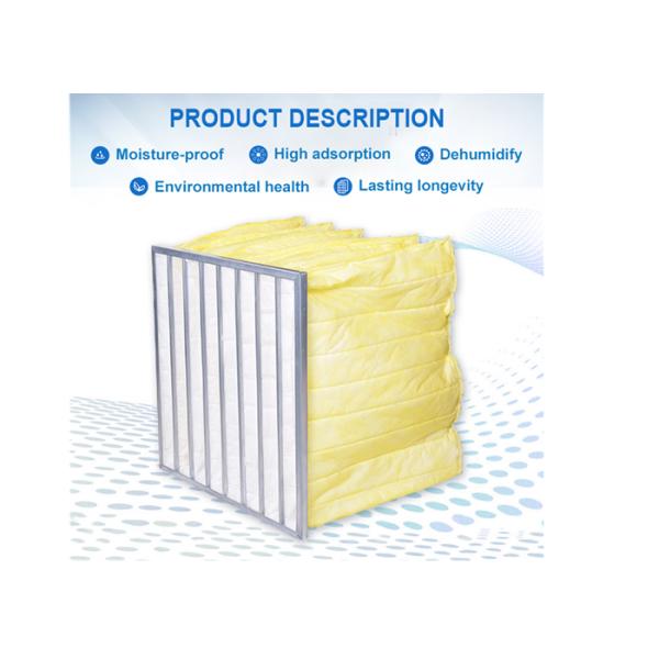 Eficacia multi F8 de la fibra de vidrio del sistema de la HVAC - filtro de aire del bolsillo F6 - para el invernadero