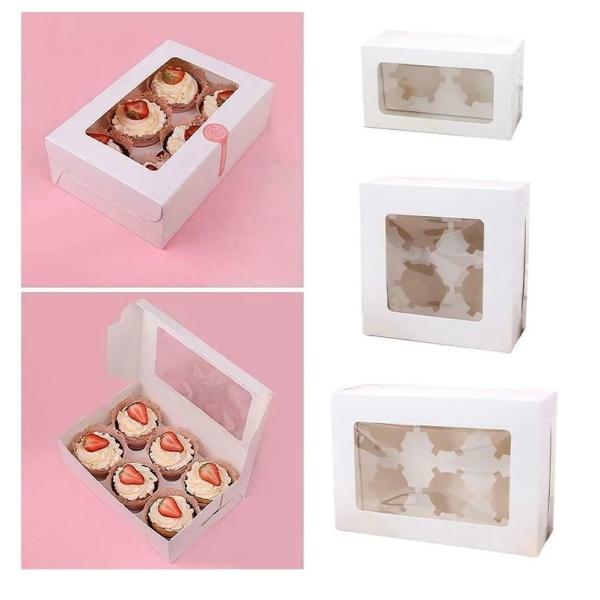 Initial Payment Personalized Acrylic Happy Birthday Cake Box with Custom Logo Design