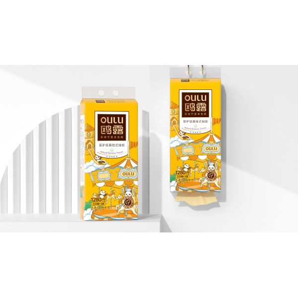High Quality Customized Large Toilet Paper Bag Household Hanging Design Bottom Extraction Quality Assured for Facial Tissues