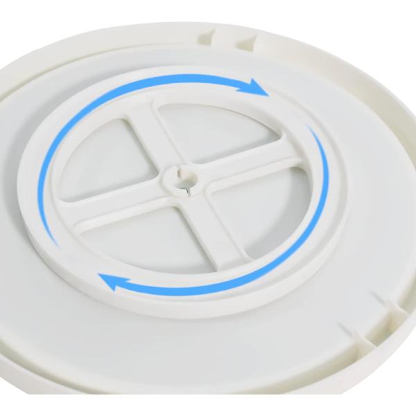 Plastic Kitchen Turntable Organizer for Spice Items and Fruit Placement Standing Type