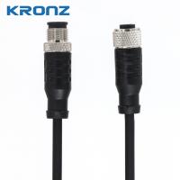 M12 Conector IP76 A Conector de código Preensamblaje de conectores circulares de 4 pines masculinos