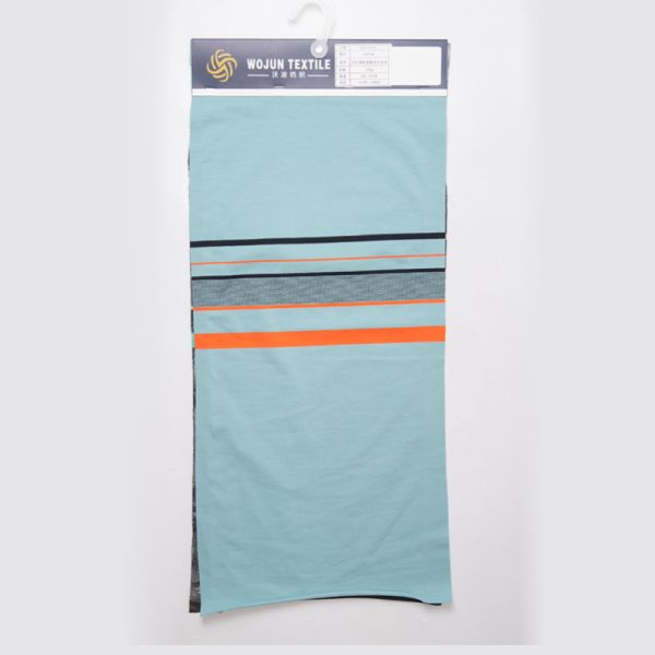 High-End Jacquard Cotton T-Shirt Fabric|Defined Pattern & Stable Shape