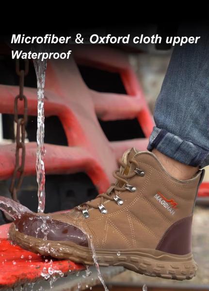 6 Lace To Toe Steel Tip Safety Boots Lightweight Safety Boots For Construction