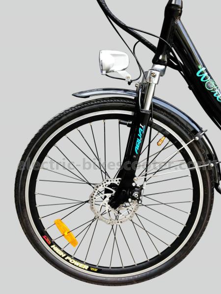 Classic Urban Cruiser Ebike 26 Inch Wheel Aluminum EN15194